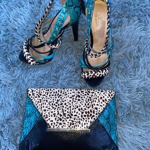 Heels and purse